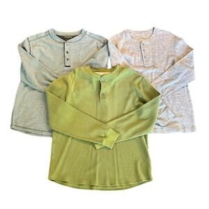 Eddie Bauer, Stanley, & Sonoma Long Sleeve Henley Men's Bundle